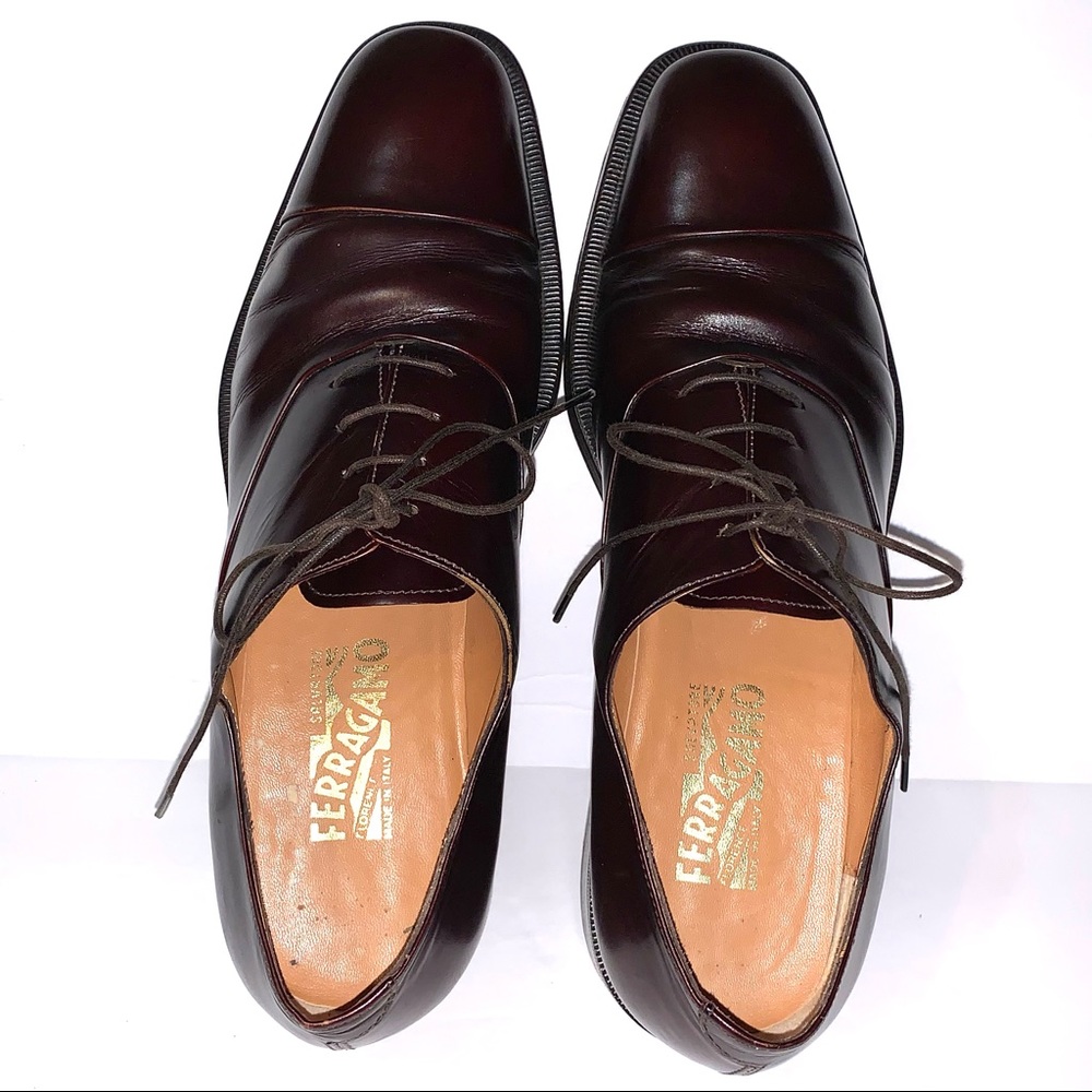 SALVATORE FERRAGAMO Luxury Cap Toe Oxfords - Picture 5 of 13